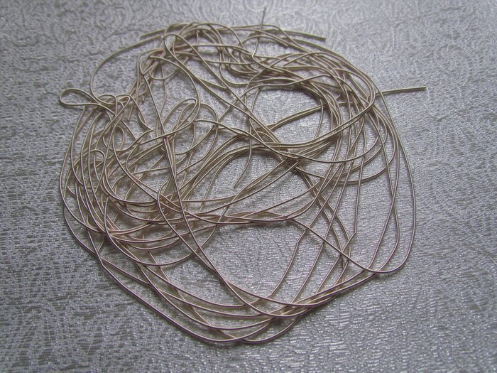 Канитель 37К серебро светлое