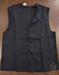 Жилетка мужская, лен