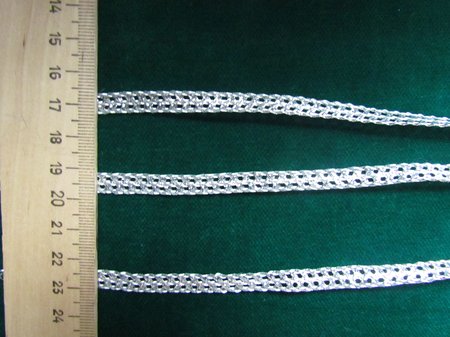 Тесьма серебро СОТЫ (моток)