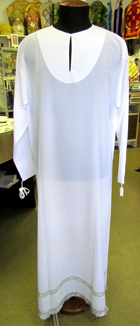 Подризник кашибо, келикреп с галуном или бахромой