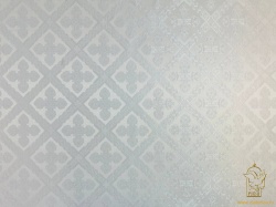 Шелк ПРЕОБРАЖЕНИЕ, белый с серебром, шир. 150 см Шелк ПРЕОБРАЖЕНИЕ, белый с серебром, шир. 150 см