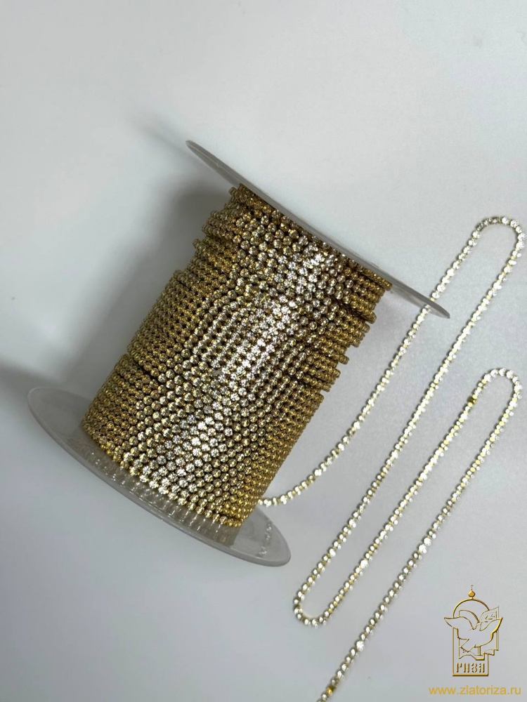 Стразы лента пластик