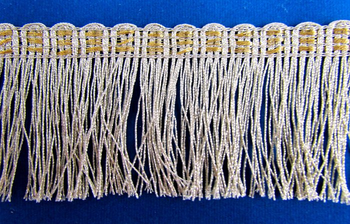 Бахрома золото 41, зеленое, 20 м, арт. 81