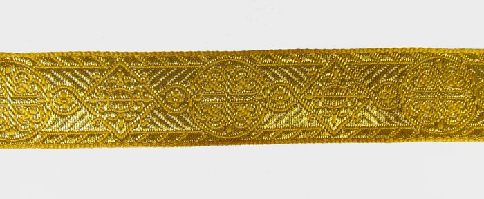 Галун ВИЗАНТИЯ, желтый с золотом, шир. 2 см, ФР
