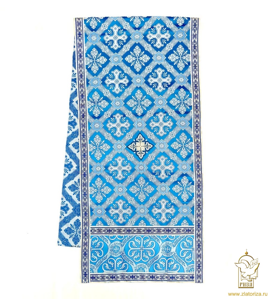 Аналойник, шелк голубой с серебром Аналойник, шелк голубой с серебром
