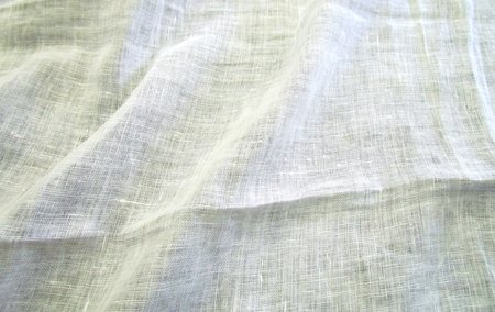 Лен белый, марлевка, тонкий, шир. 150 см, арт. 00С32 Орша