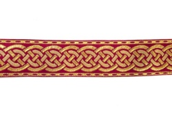 Галун ФР ПЛЕТЕНКА бордо шир. 4 см Галун ФР ПЛЕТЕНКА бордо шир. 4 см