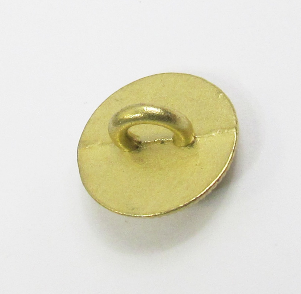 Пуговицы БОЯРСКАЯ светлое золото, металл, 11 мм