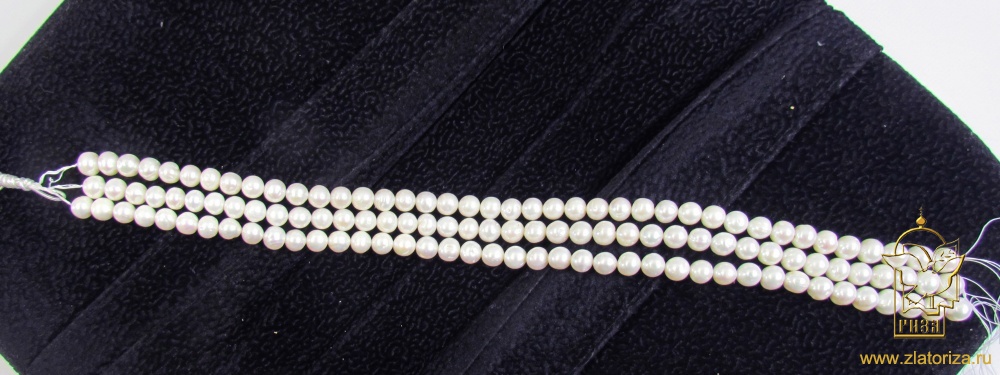 Жемчуг КРУГЛЫЙ № 1, диаметр 0,9-1 см, длина 40 см