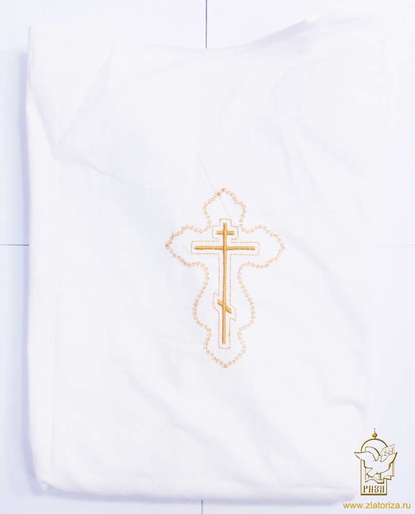 Сорочка для крещения с вышивкой АНГЕЛ