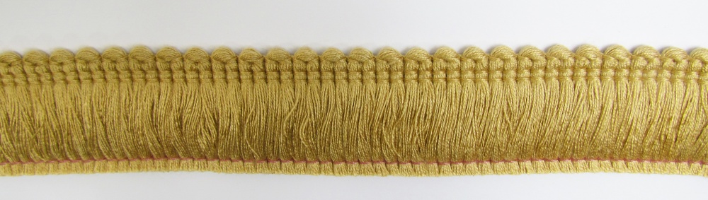 Бахрома цветная №25 охра (золото)
