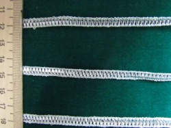 Тесьма серебро МОЛНИЯ (моток)