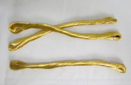 Нить золотная в пасмах, золото, разные оттенки