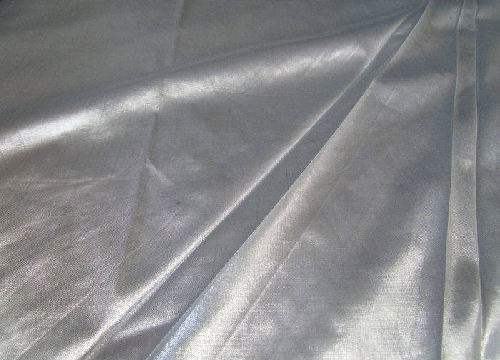Глазет серебро, гладкий, шир. 140 см