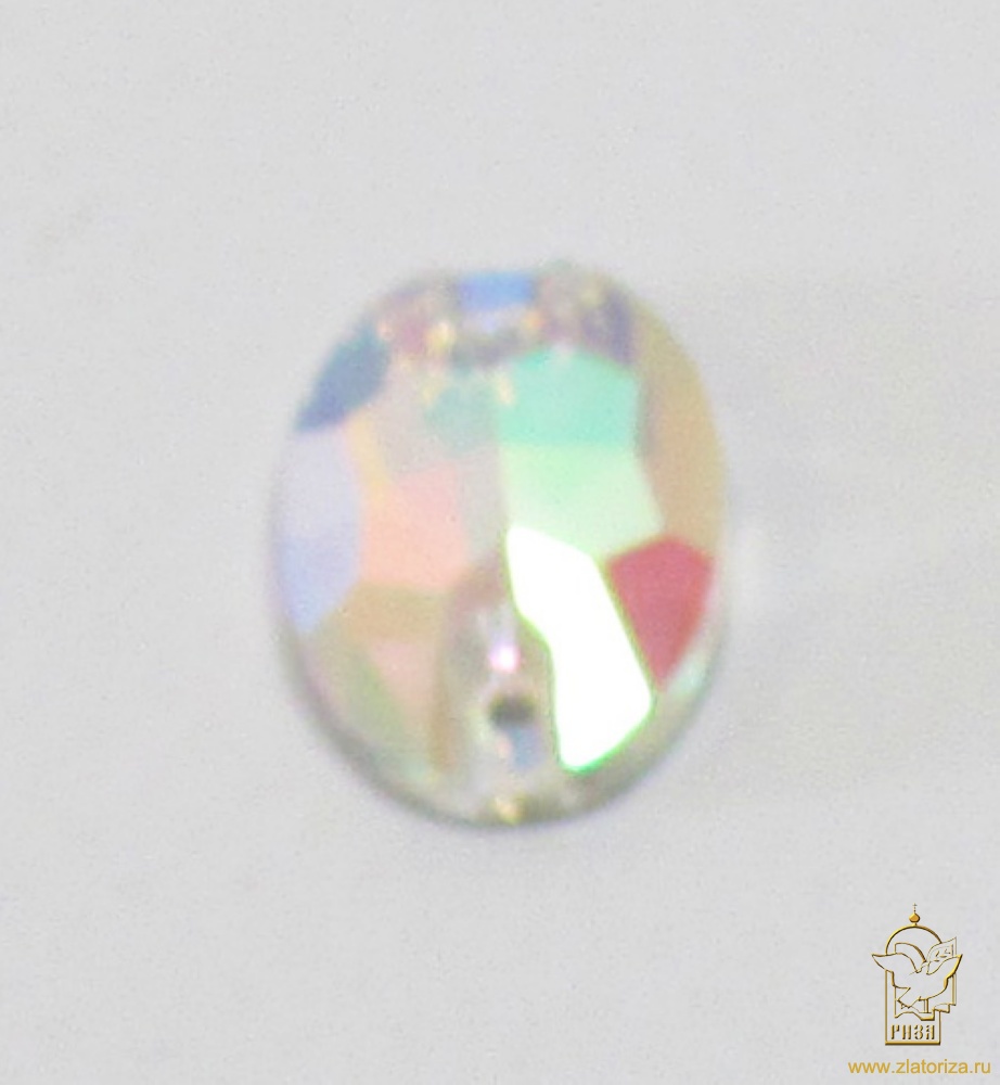 Стразы пластиковые БИАЗИТовал 16 х 12 мм