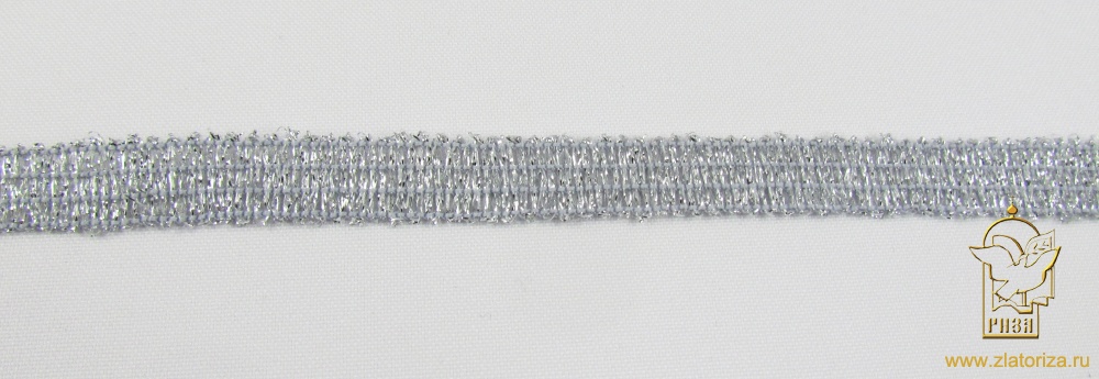 Тесьма серебро 19