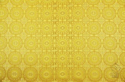 Шелк МИРЛИКИЙСКИЙ (МАЛЫЙ), желтый с золотом, шир. 150 см, Рахманово