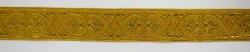 Галун АФИНЫ, горчица с золотом, шир. 4 см, ФР