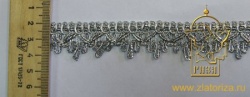 Тесьма серебро 90, в упаковке 20 м, арт. 1497
