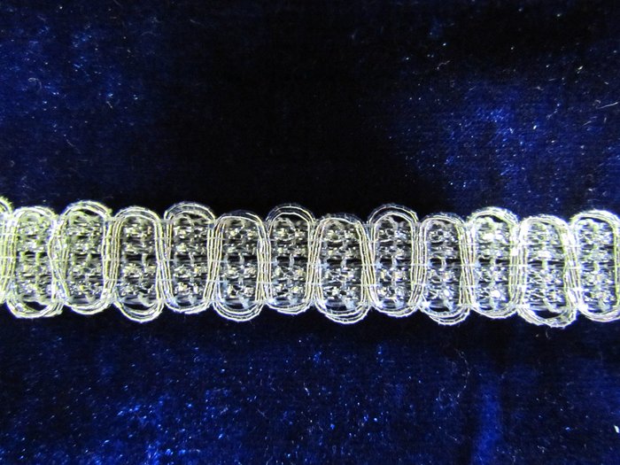 Тесьма серебро 20