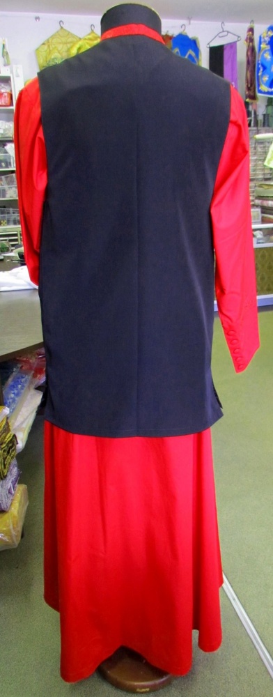 Жилетка мужская, черная, мокрый шелк