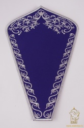 Подкрестье, 23 х 34 см, фиолетовое с серебром
