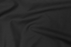 Поливискоза костюмная черная, шир. 150 см