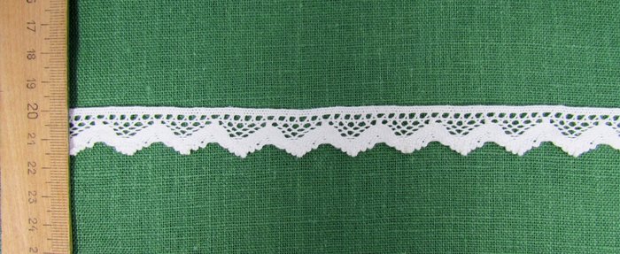 Кружево 113, плетеное, сливки