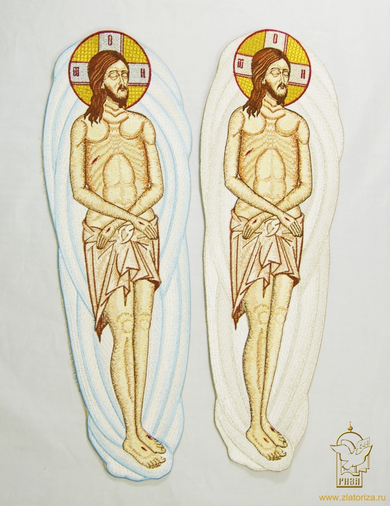 Икона Спасителя для плащаницы, 50 х 17 см
