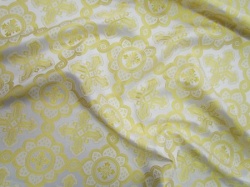 Шелк ПОДСОЛНУХ, белый с золотом, шир. 150 см, Рахманово Шелк ПОДСОЛНУХ, белый с золотом, шир. 150 см, Рахманово
