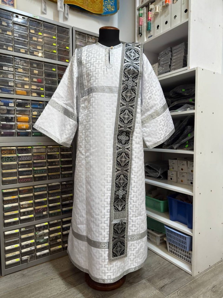 Орарь черный, шелк