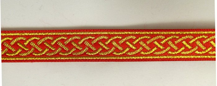 Галун ФР ПЛЕТЕНКА красн. шир. 1,5 см