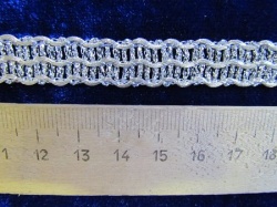 Тесьма серебро 29