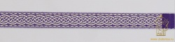 Галун ПЛЕТЕНКА, фиолетовый с серебром, шир. 1,8 см, РА Галун ПЛЕТЕНКА, фиолетовый с серебром, шир. 1,8 см, РА