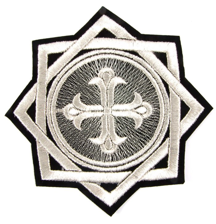 Набор крестов, иерейский, ЛУКОШКО, черный с серебром, 14 шт