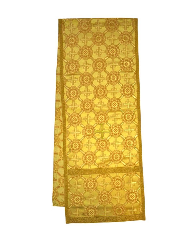 Аналойник шелк желтый с золотом