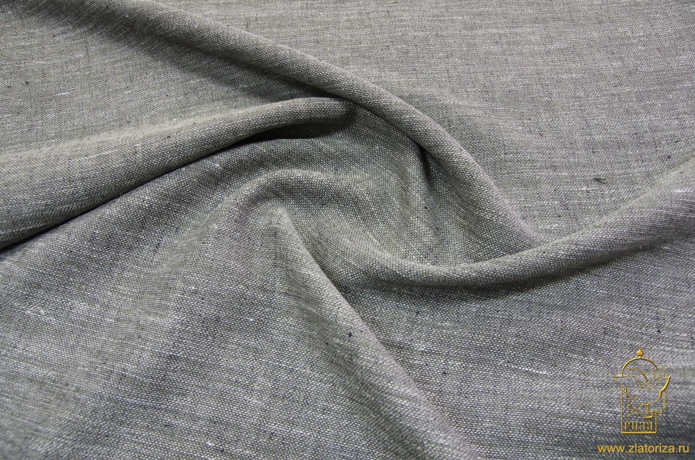 Лен меланж с лавсаном (78%+22%), шир. 150 см