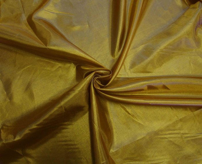 Подкладочная ткань, золотая, шир. 112 см, полиэстр