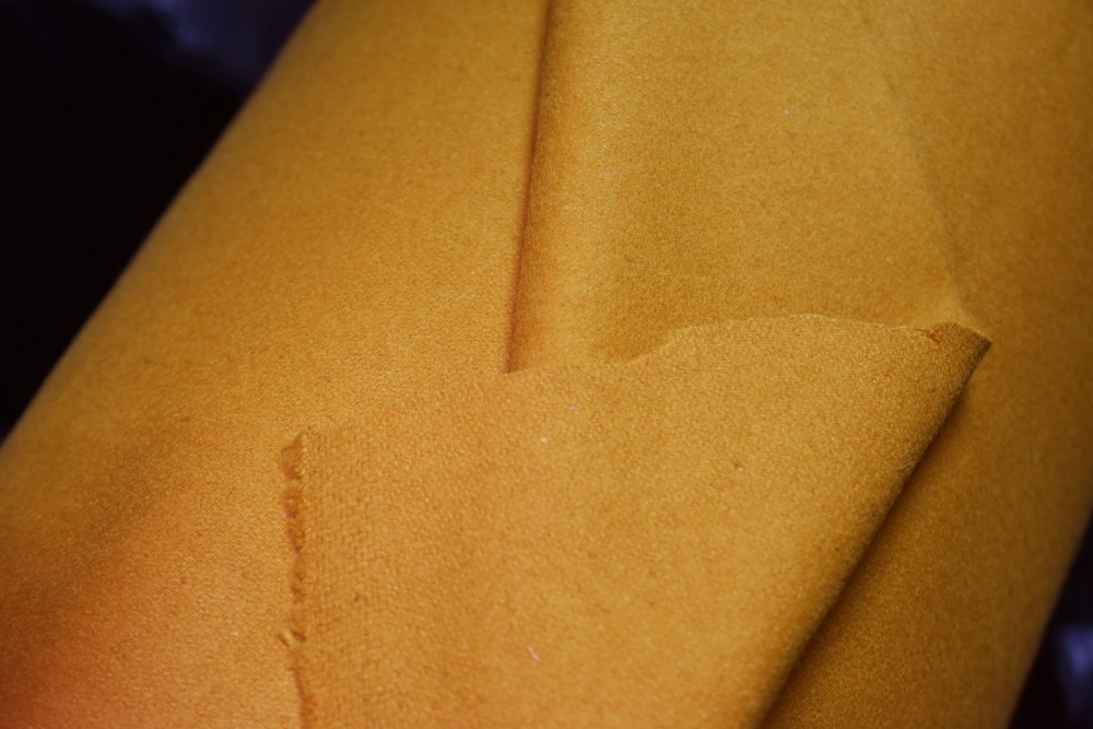 Сукно приборное 2581 желтое, шир. 150, плотность 330 гр/кв. м