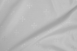 Подкладочная, жаккард церковный, белая, шир. 185 см. , полиэстер