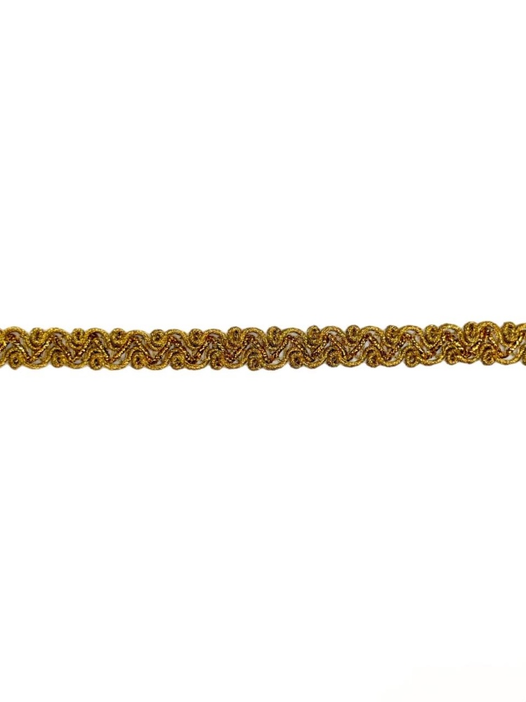 Тесьма золото 38 арт. F437, 18 м в упаковке