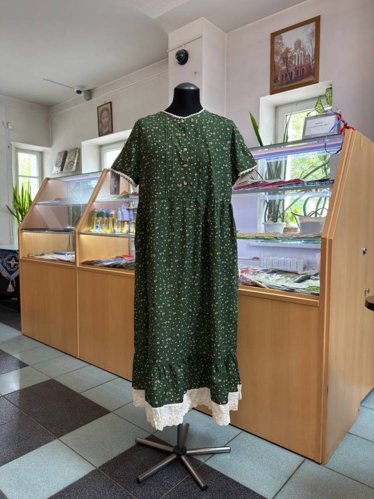 Платье женское СД, хлопок, с кружевом. Цвета