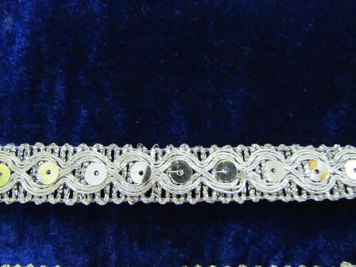 Тесьма серебро 50