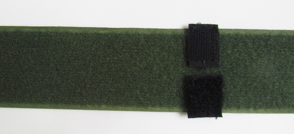 Липучка (лента контактная) олива, шир. 5. 5 см