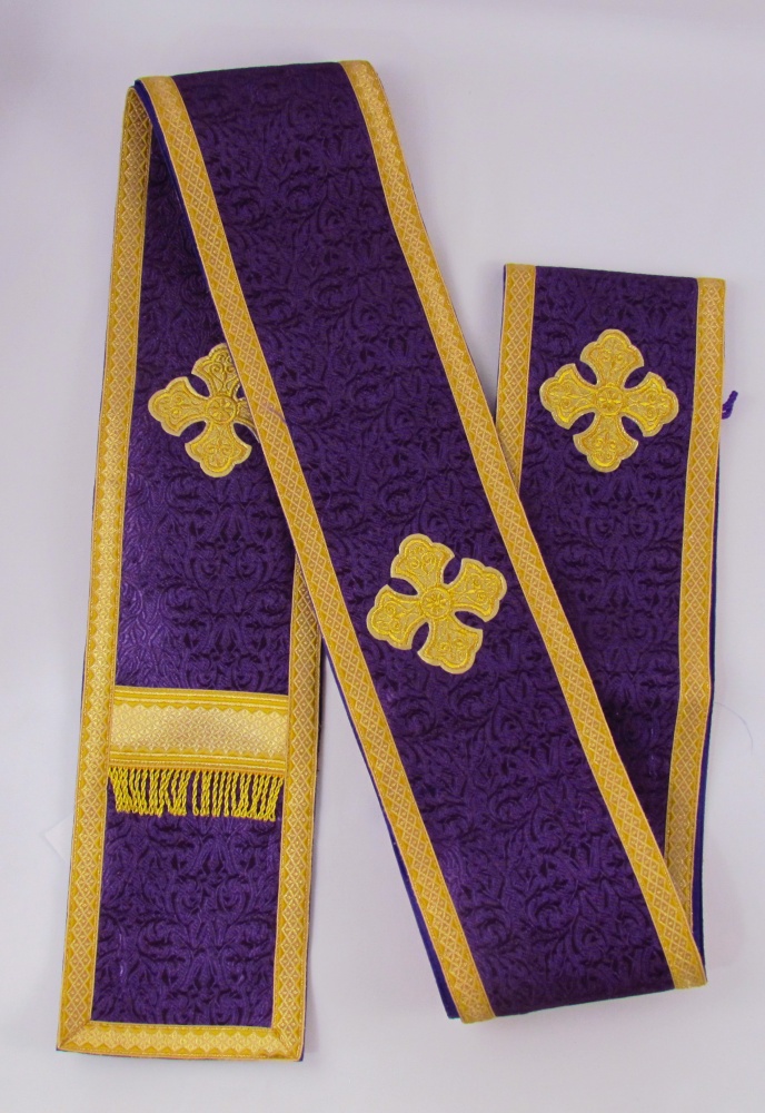 Орарь фиолетовый, шелк