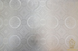 Шелк ВИФСАИДА белый с серебром, шир. 165 см