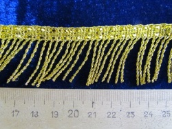 Бахрома золото 13, 20 м в упаковке, арт. 15