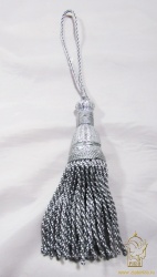 Кисть серебро 16 см арт. А2299, 54361