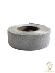 Галун РОМАШКА, белый с темным серебром, шир. 5 см, РА