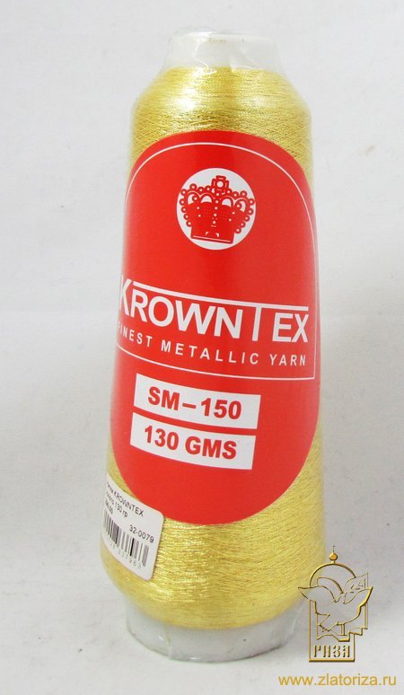 Нитки KROWNTEX золото 130 гр